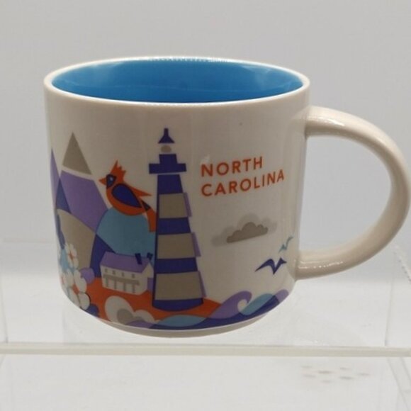 North Carolina Starbucks You Are Here Collection 14oz Coffee Mug - Picture 1 of 6